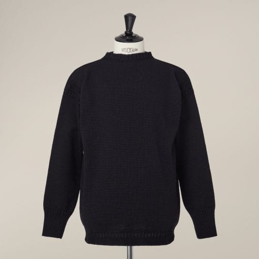 Guernsey Fisherman’s Wool Sweater - Navy