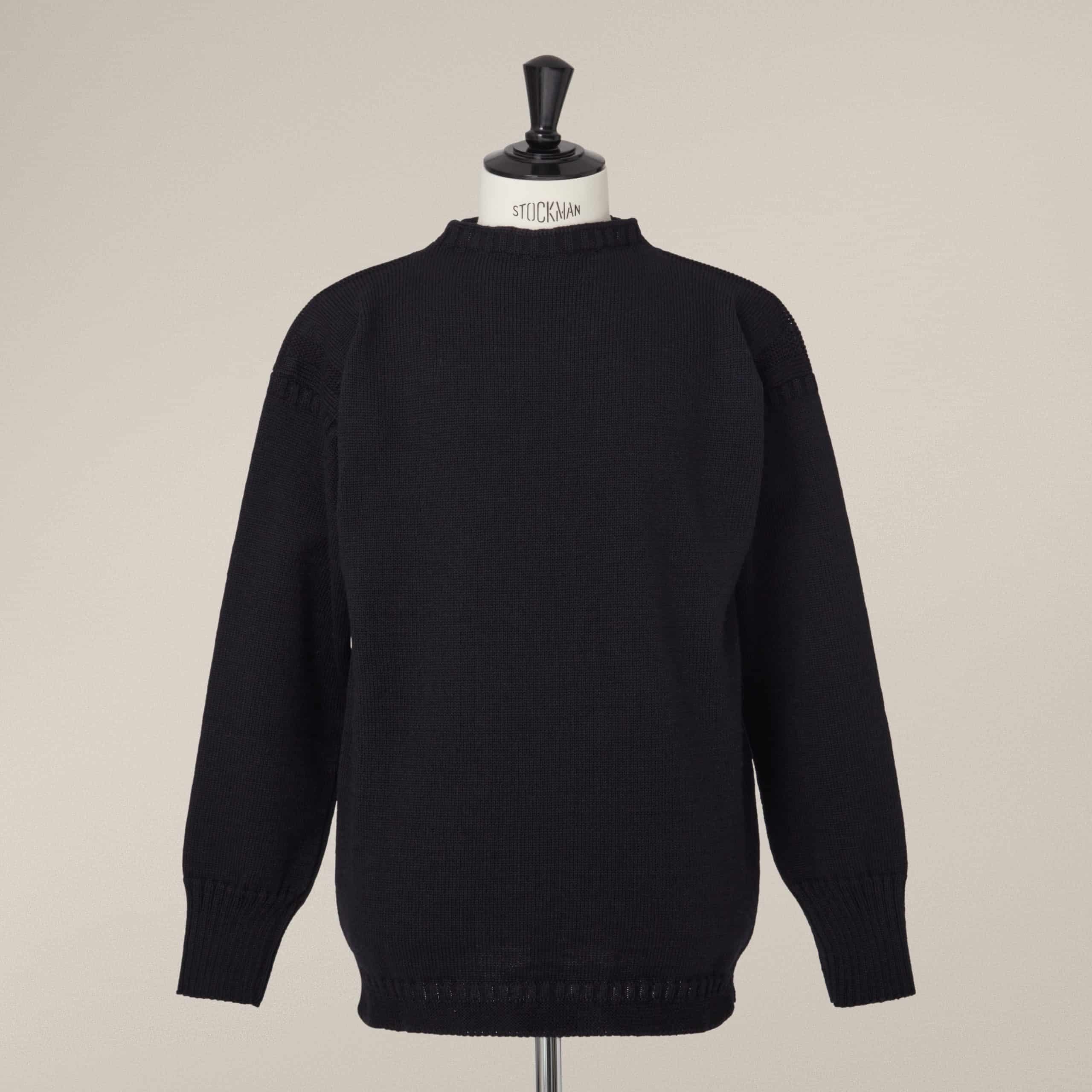 Guernsey Fisherman’s Wool Sweater - Navy