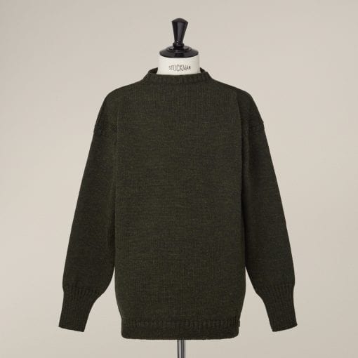 Guernsey Fisherman’s Wool Sweater - Green