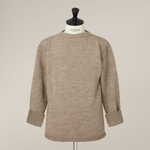 Guernsey Fisherman’s Wool Sweater - Natural