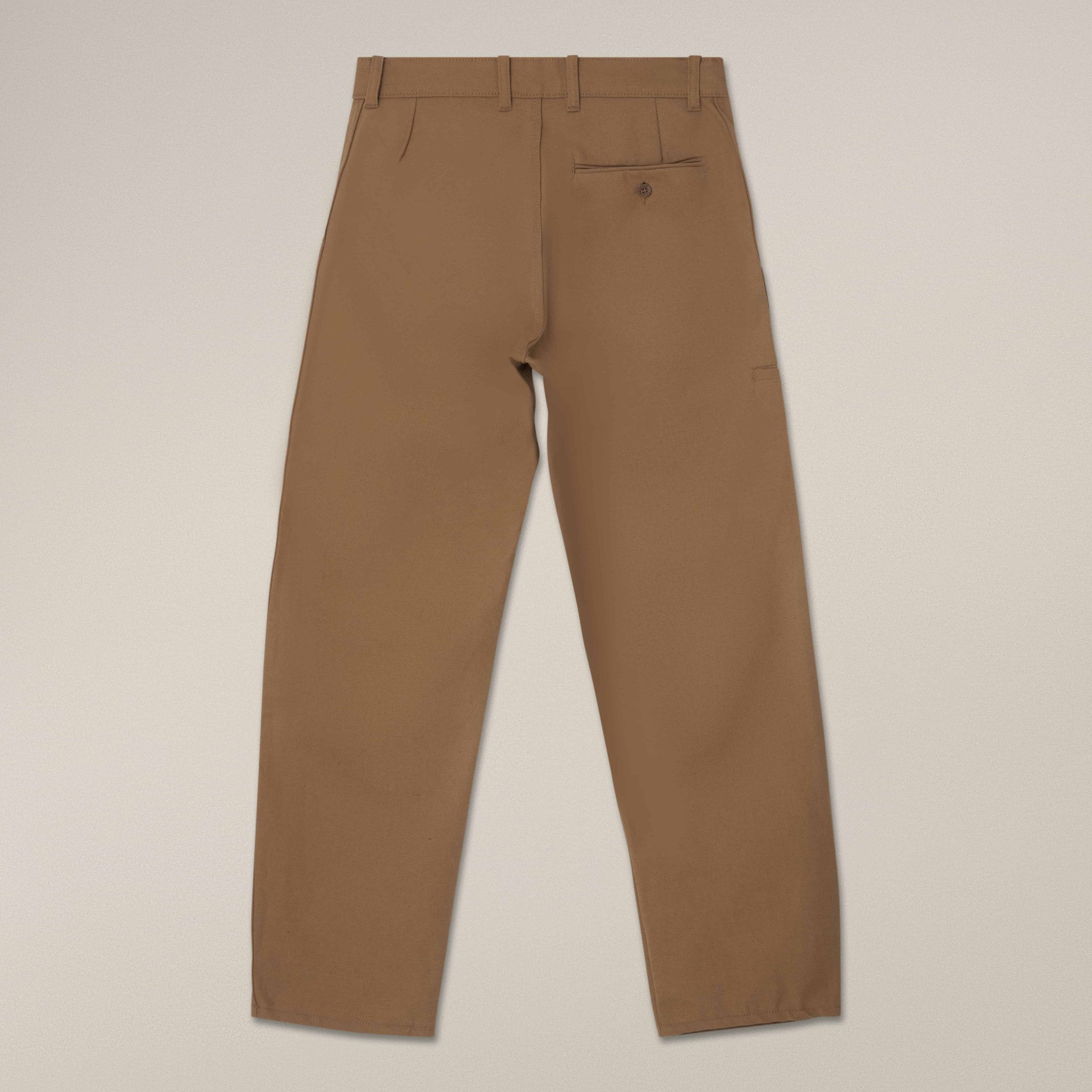 Cotton/Linen Craftsman Pants – Beige - Image 5