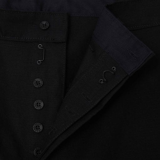 Cotton/Linen Craftsman Pants – Black