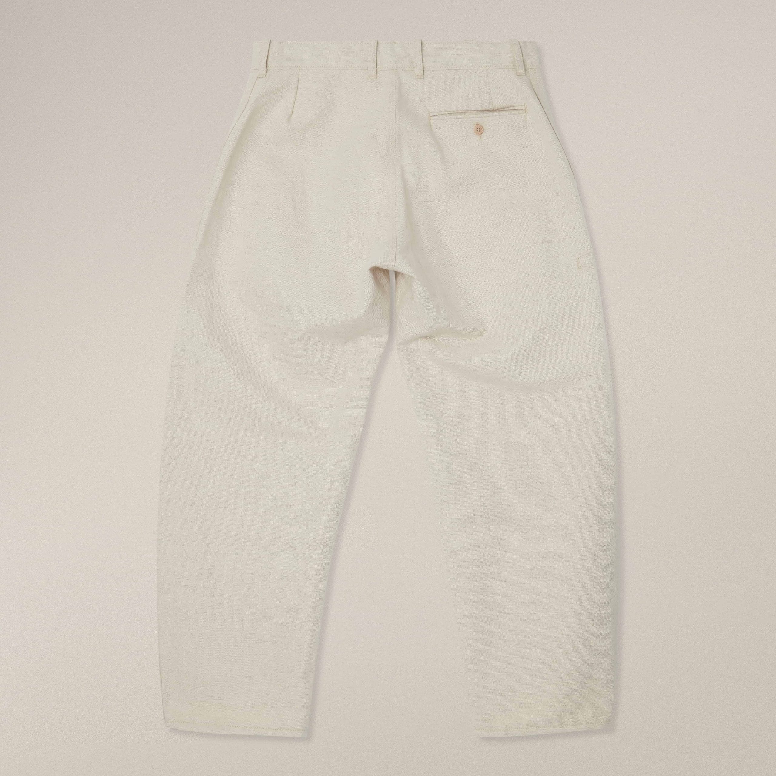 Cotton/linen Craftsman Pants – Sand - Image 4