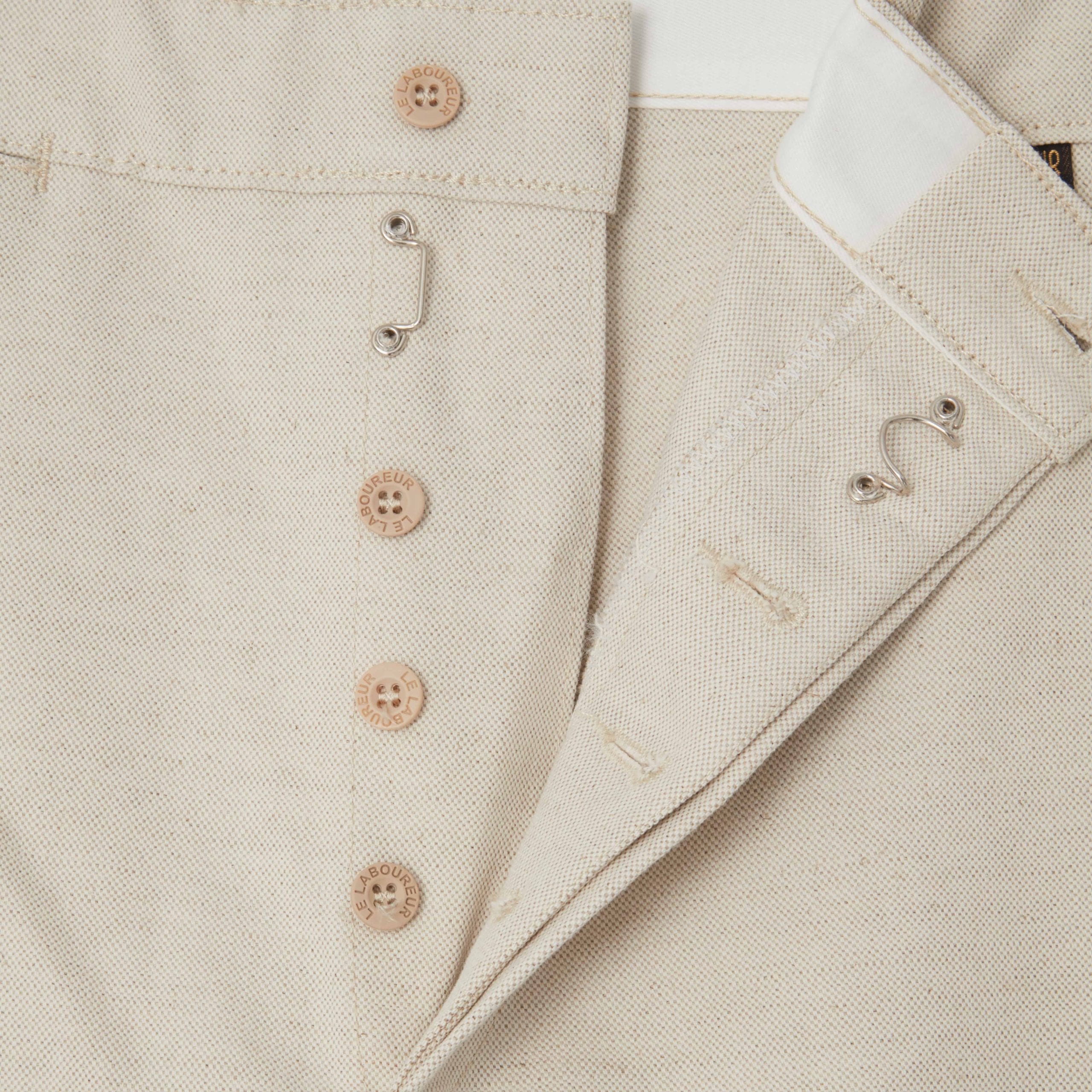 Cotton/linen Craftsman Pants – Sand - Image 3