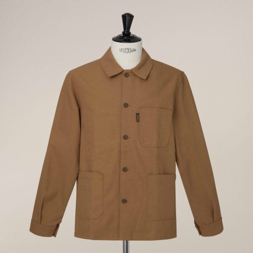 Le Laboureur Craftman Linen Jacket - Beige