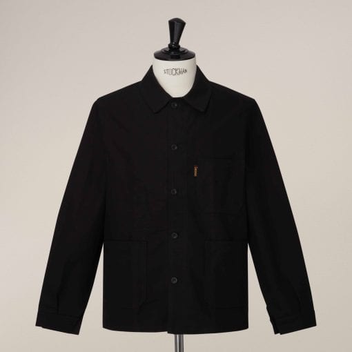 Le Laboureur Craftman Linen Jacket – Black