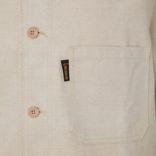 Le Laboureur Craftman Linen Jacket – Sand
