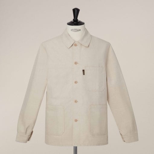Le Laboureur Craftman Linen Jacket - Sand