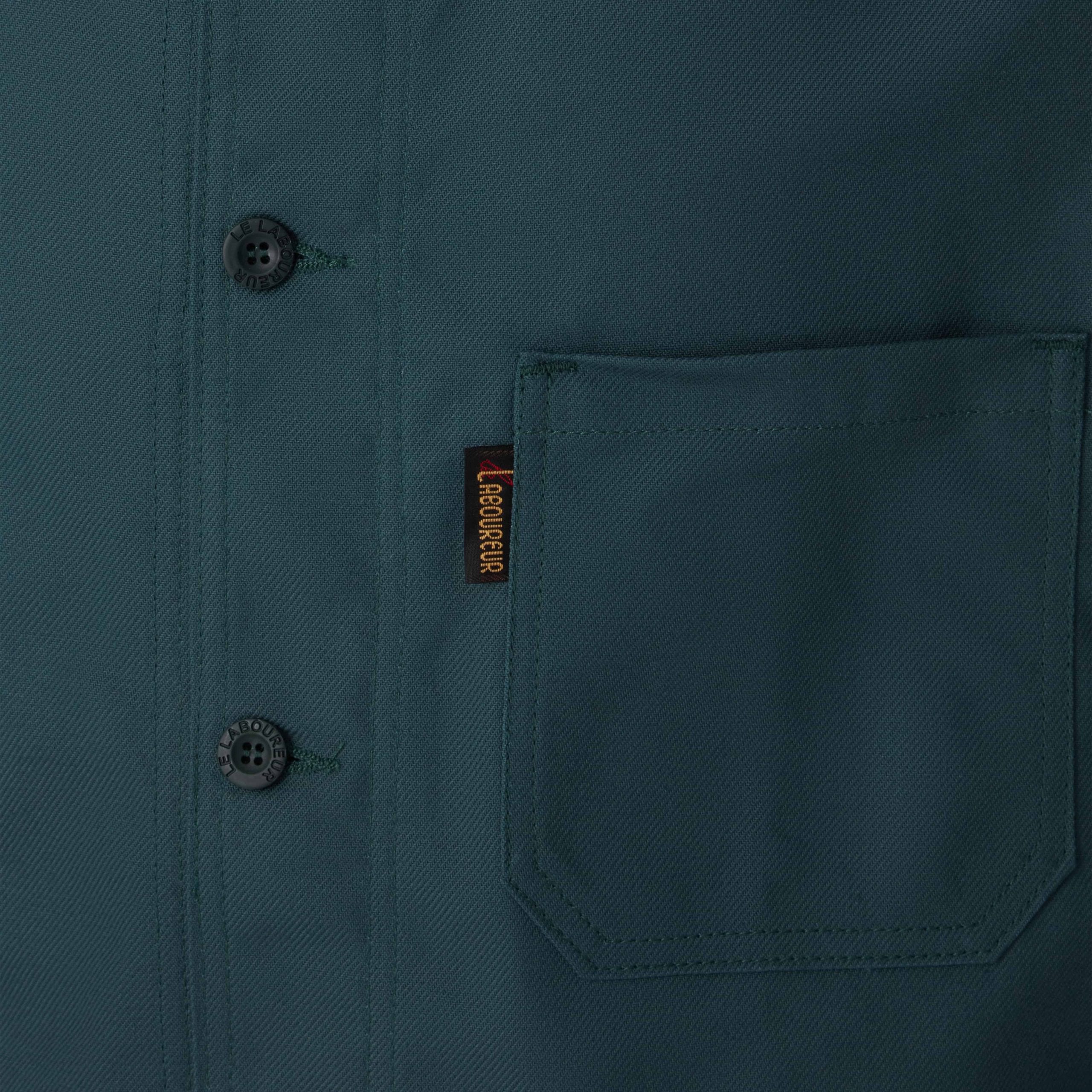 Worker’s Overshirt - Petrol Green - Image 3