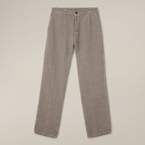 Vetra Heavy Linen Craftman Pants – Natural Grey