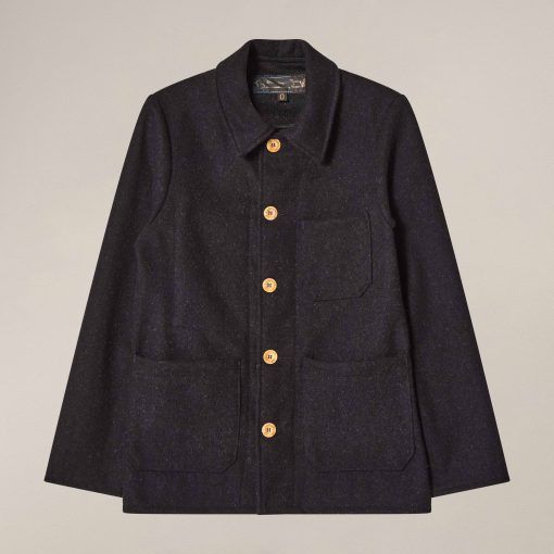 Le Laboureur Woolen Jacket BLACK