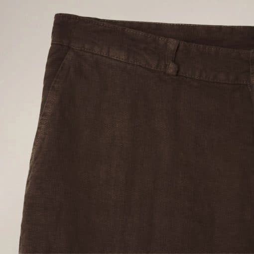 Vetra Heavy Linen Craftman Pants – Brown