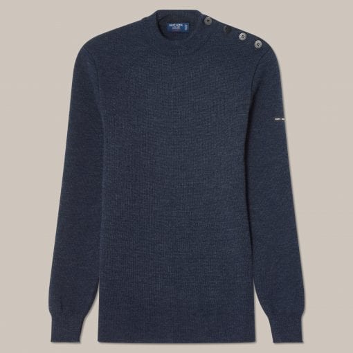 Matelot Wool Sweater -Chiné