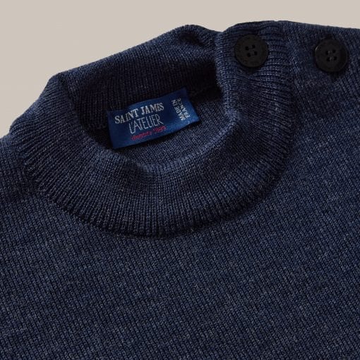 Matelot Wool Sweater -Chiné