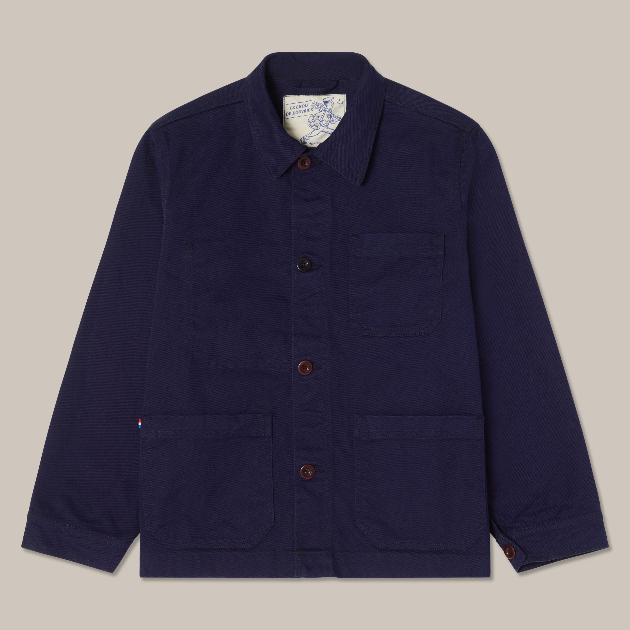 L’Usine Bleue Coltin Work Jacket -Shorter Sleeves Version