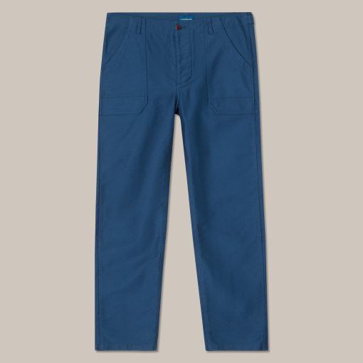 L’Usine Bleue Moleskin Work Pants - Blue