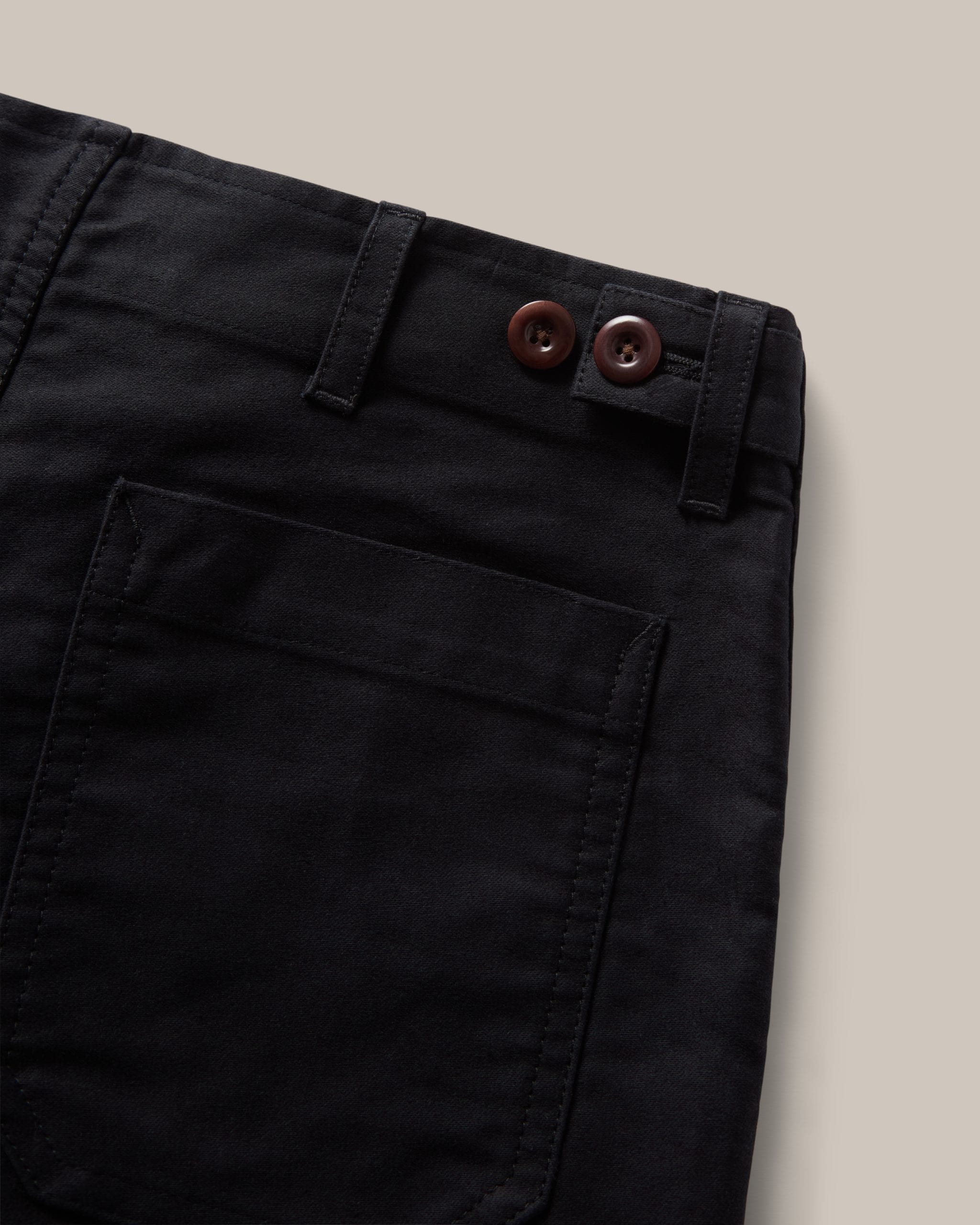 L’Usine Bleue Moleskin Work Pants - Black - Image 4