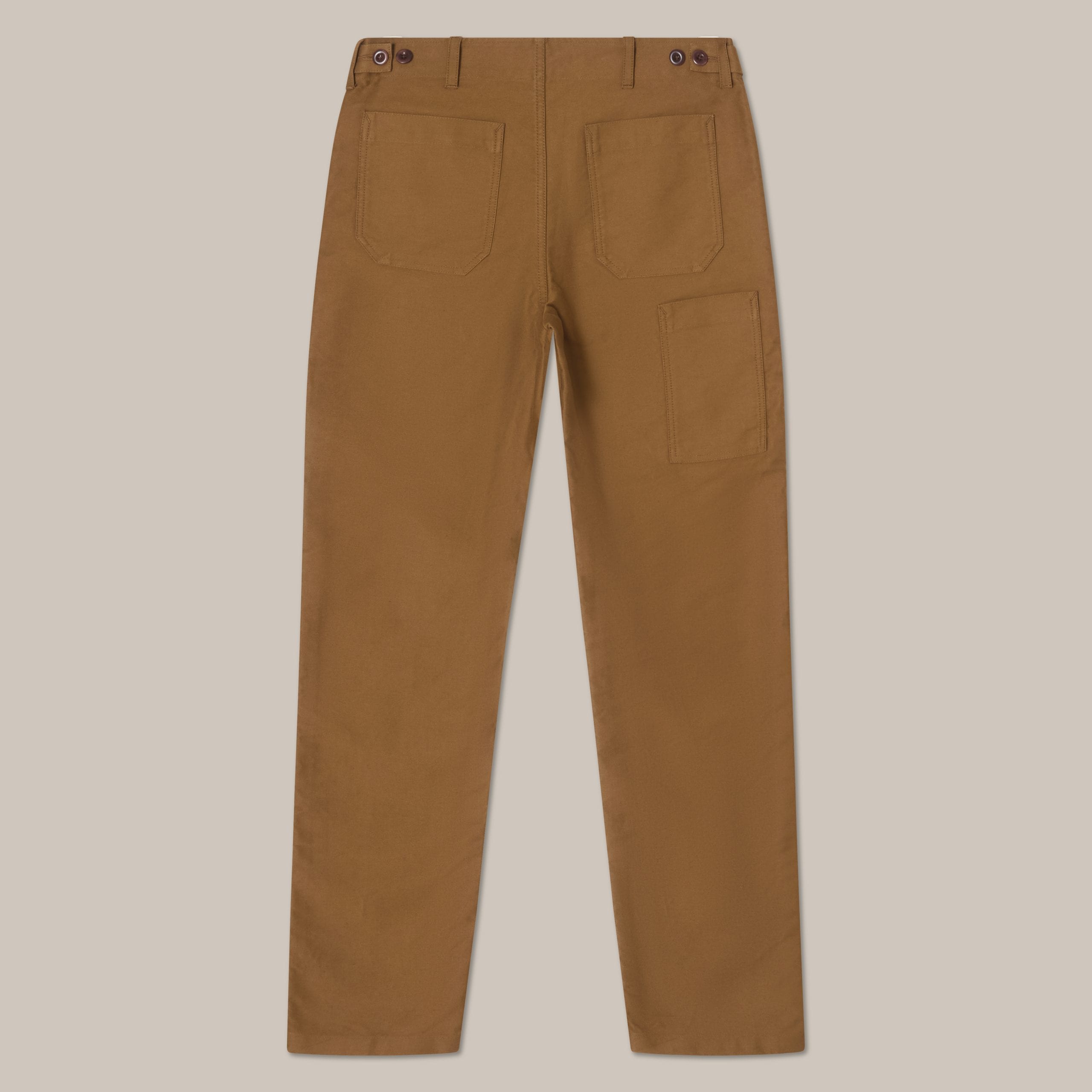 L’Usine Bleue Moleskin Work Pants - Brown - Image 5