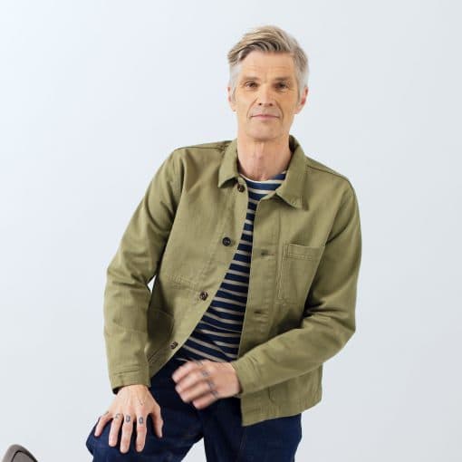 L’Usine Bleue Coltin Work Jacket — Light Green