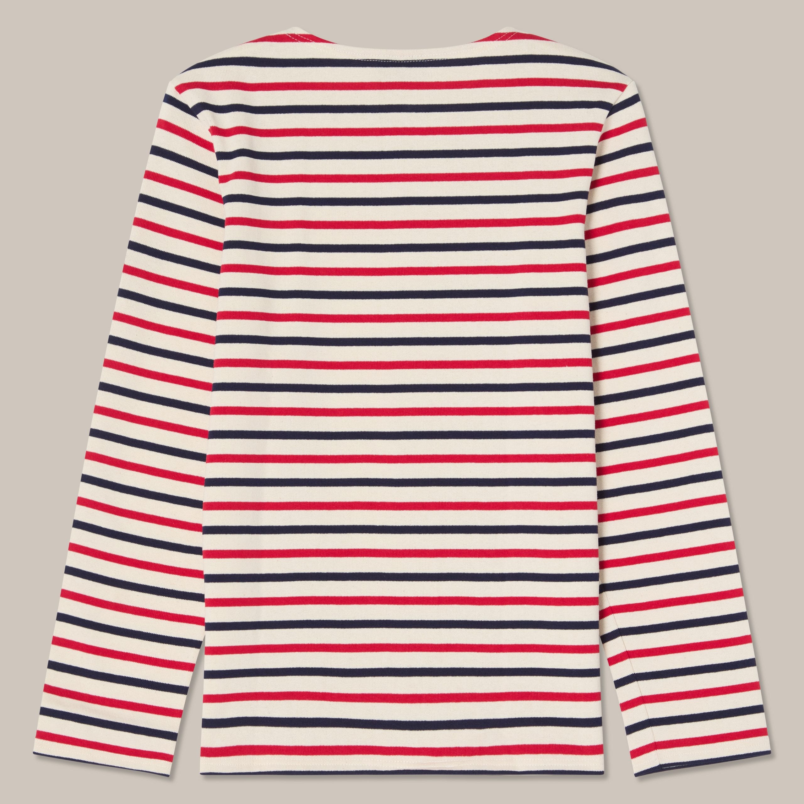 Saint James Meridien Cotton Sweater Tricolor - Image 3
