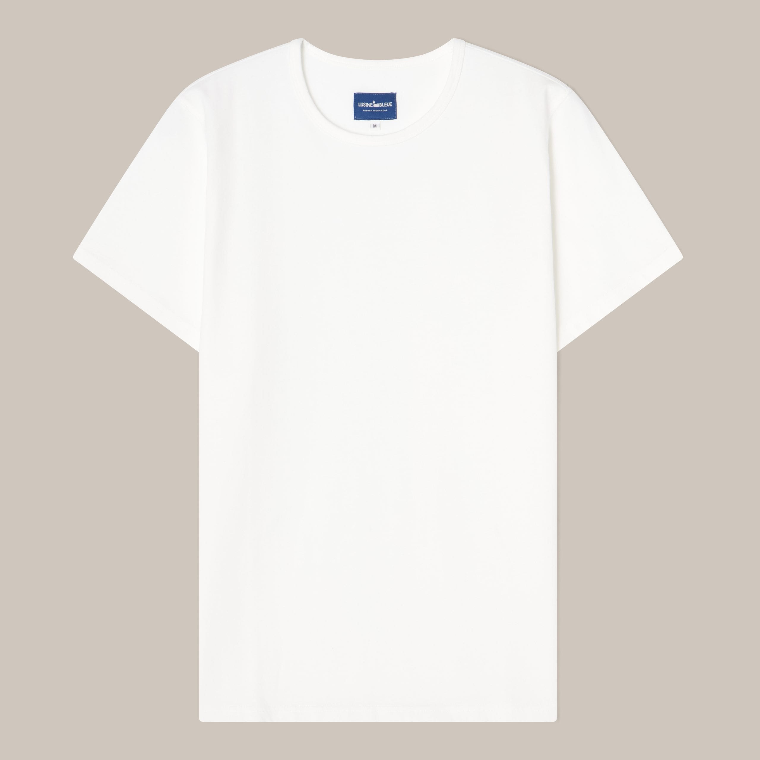 L’Usine Bleue Heavy T-shirt – White