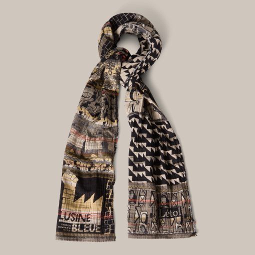 L’Usine Bleue scarf - Black