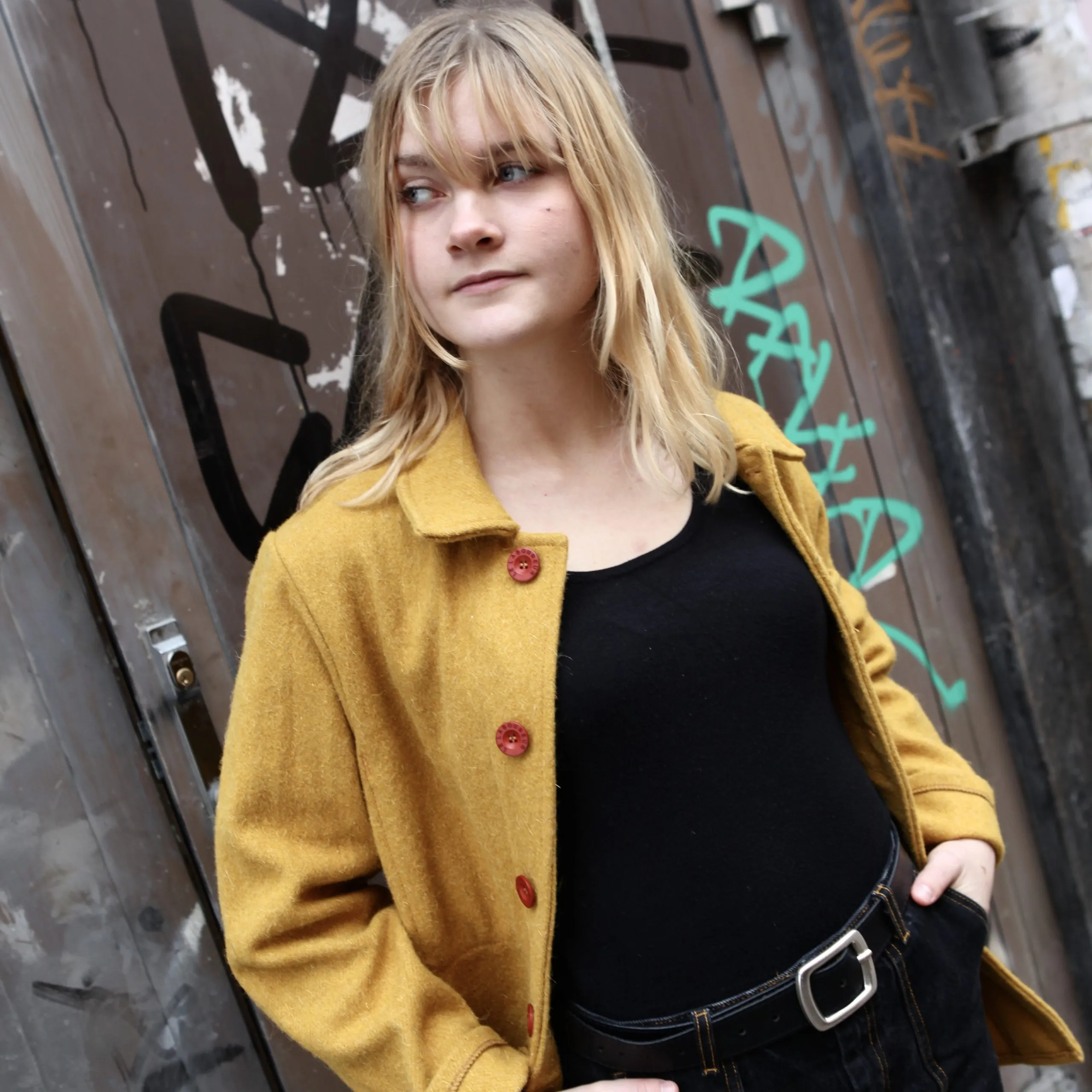 Le Laboureur Woolen Jacket SAFRON - Image 5