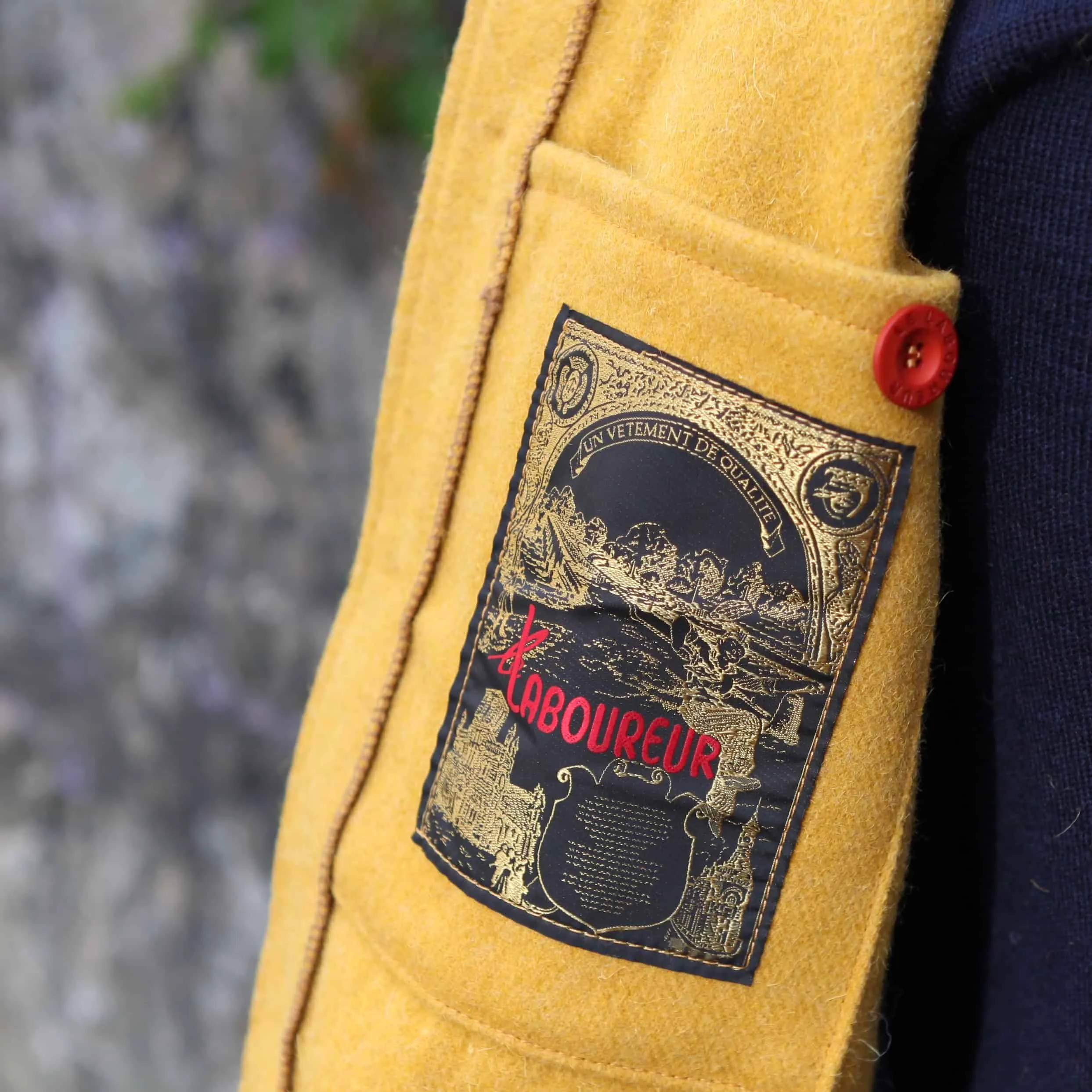 Le Laboureur Woolen Jacket SAFRON - Image 7