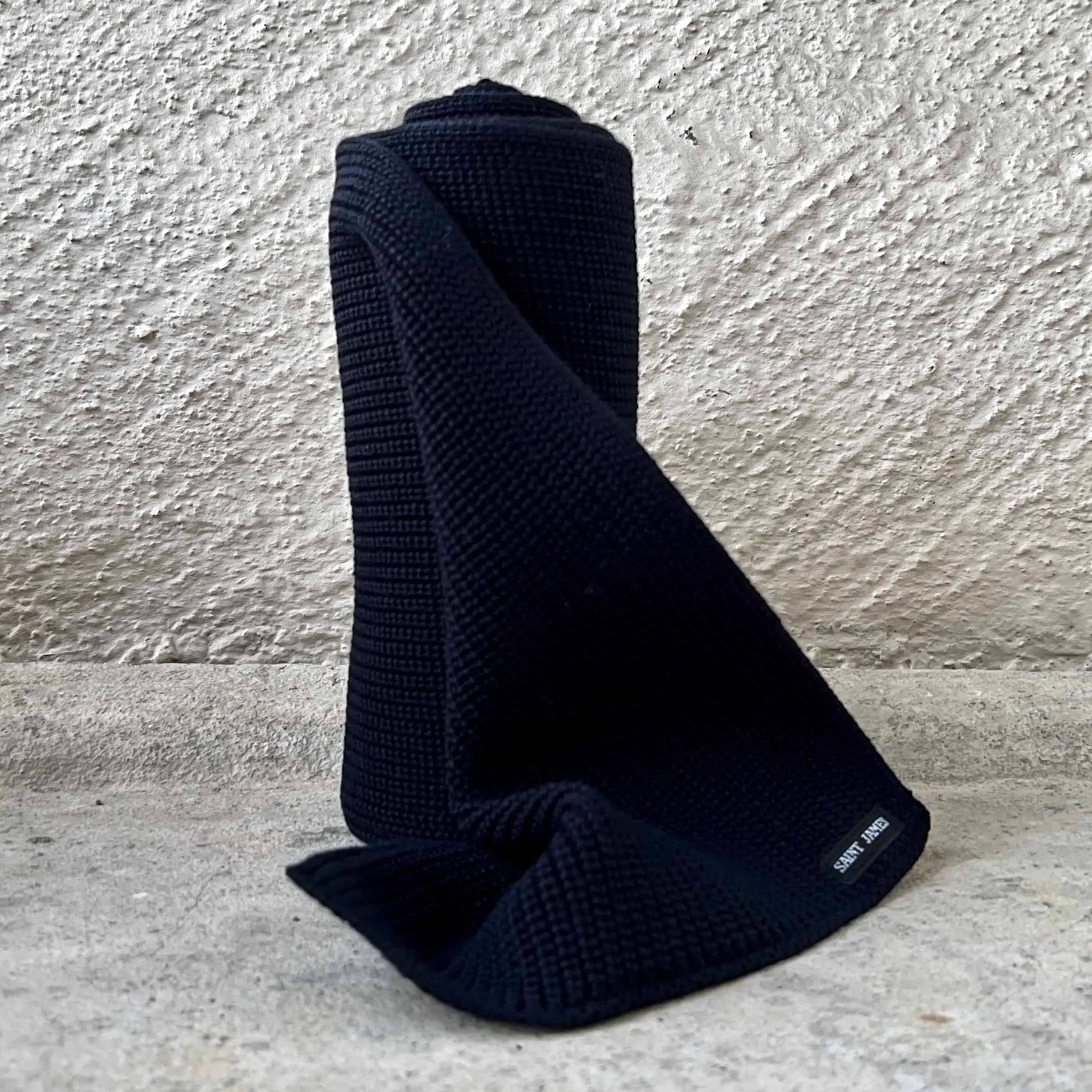 St James Scarf Purl-Knitted Merino Wool - Image 3