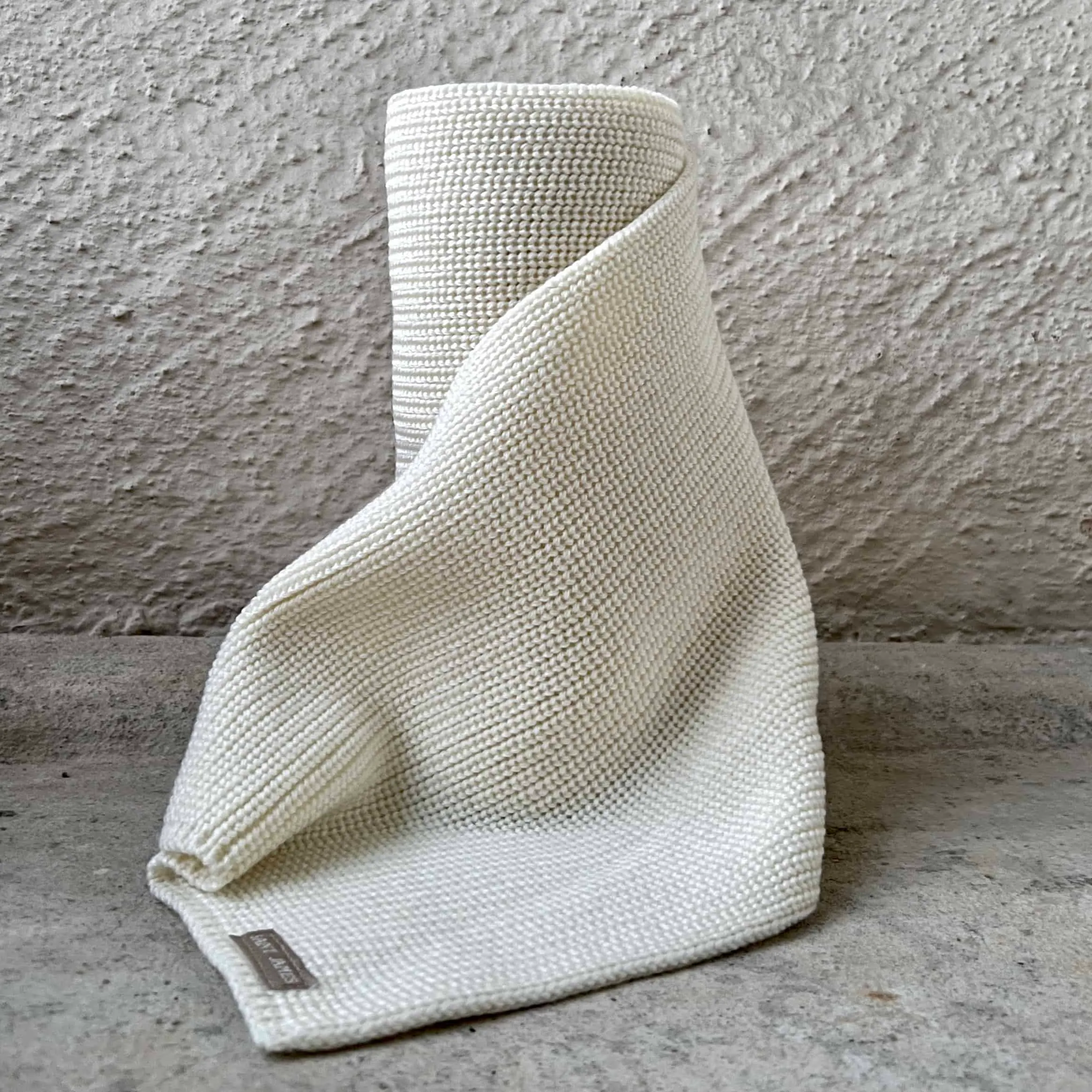 St James Scarf Purl-Knitted Merino Wool - Image 4