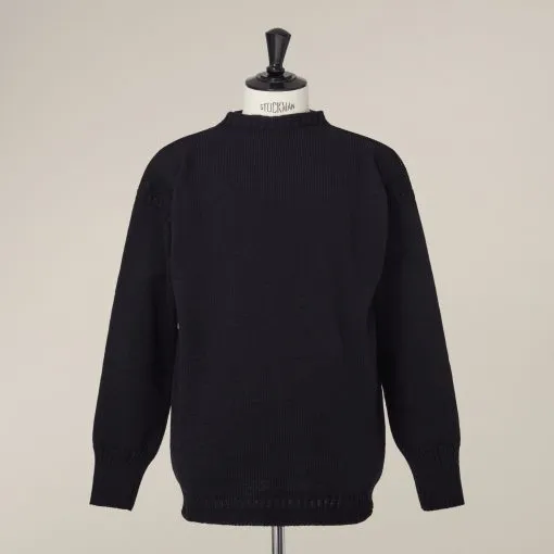Guernsey Fisherman’s Wool Sweater - Navy
