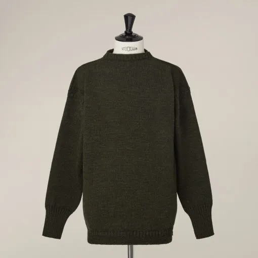 Guernsey Fisherman’s Wool Sweater - Green