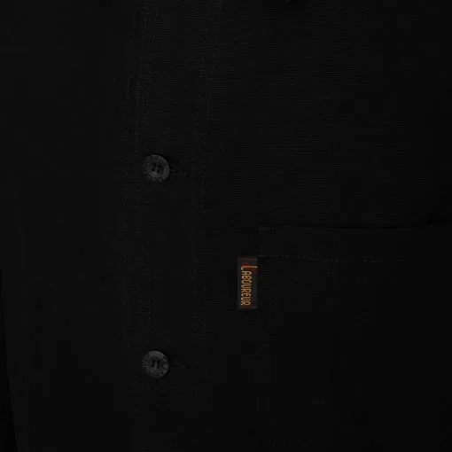 Le Laboureur Craftman Linen Jacket – Black