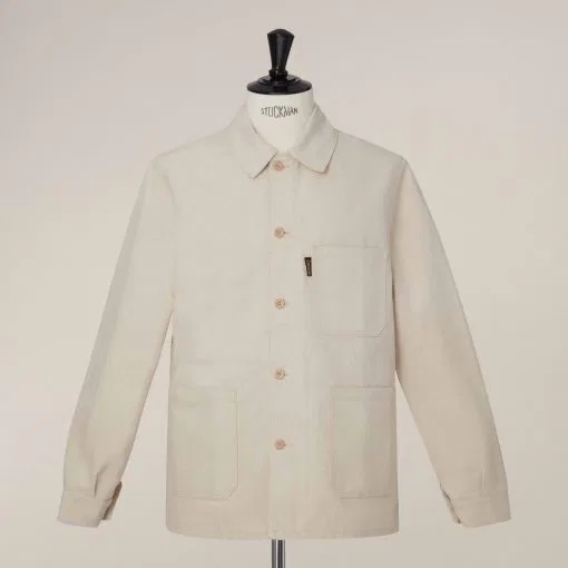 Le Laboureur Craftman Linen Jacket - Sand