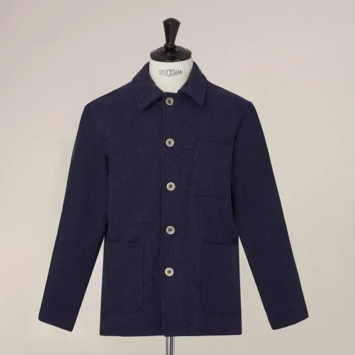 Le Laboureur Woolen Jacket NAVY