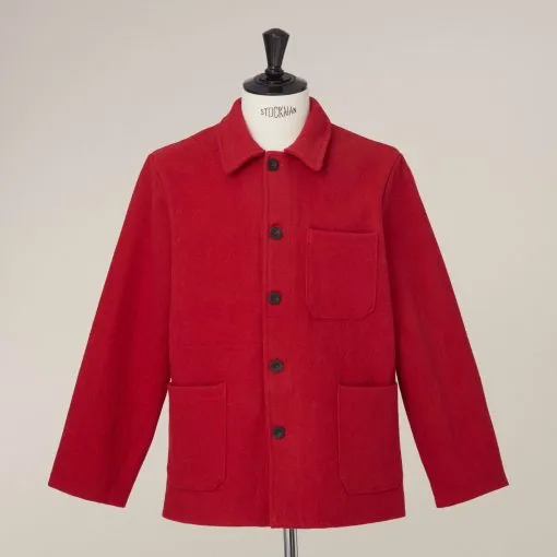 Le Laboureur Woolen Jacket RED