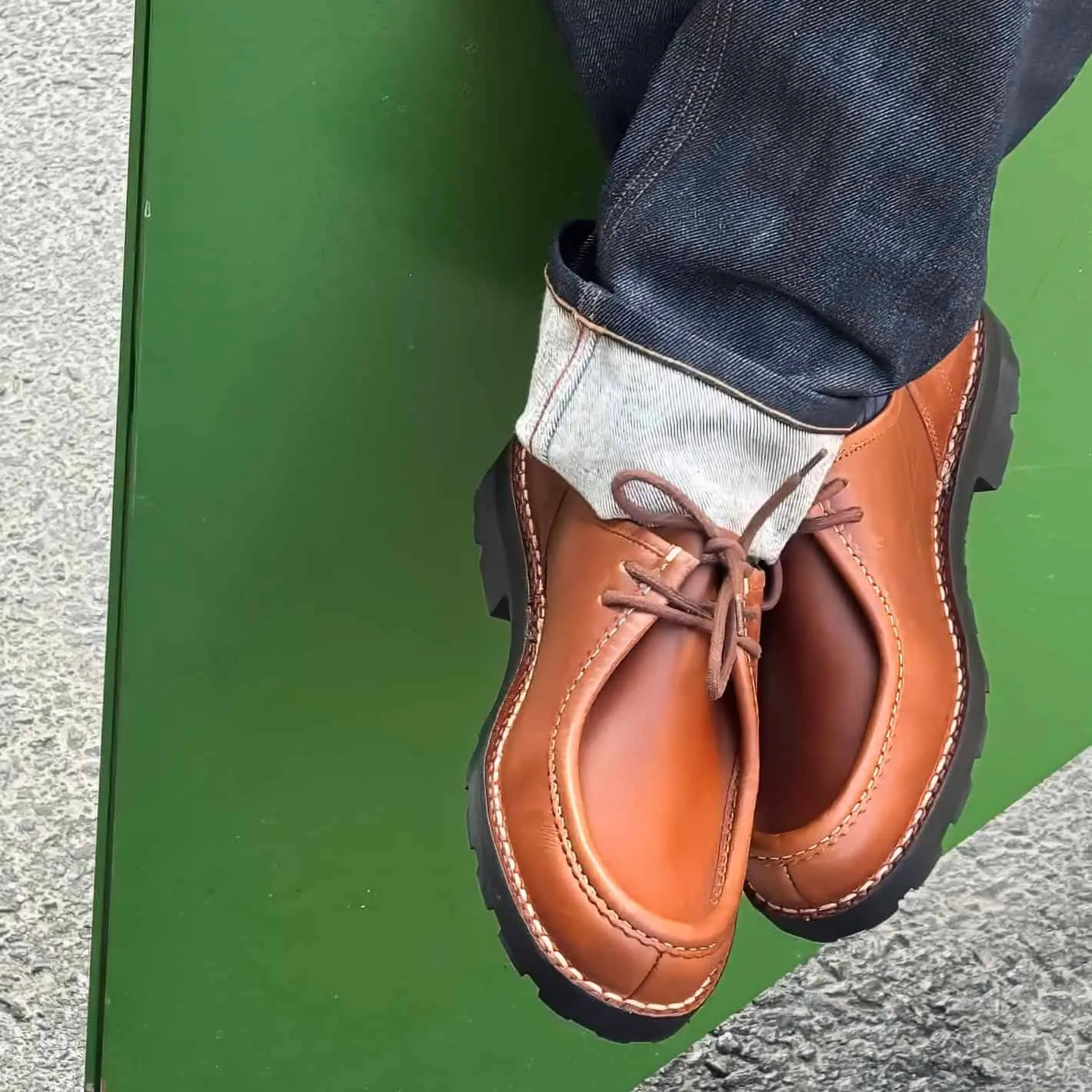 Megève Work Shoe – Brown - Image 2