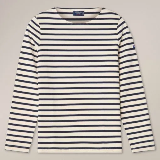 Meridame Cotton Sweater - Sand/Marine