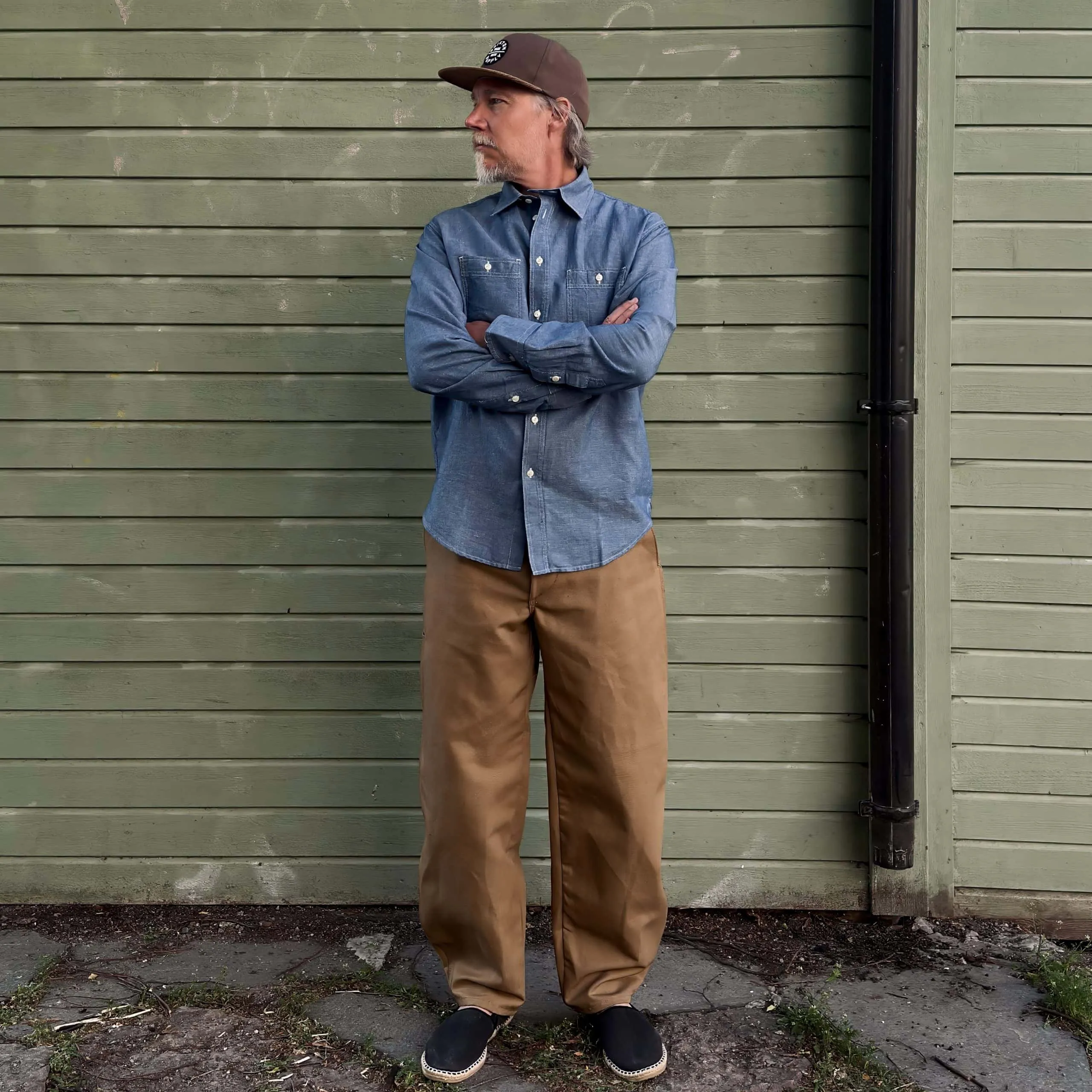 L’Usine Bleue Chambray Work Shirt - Image 2