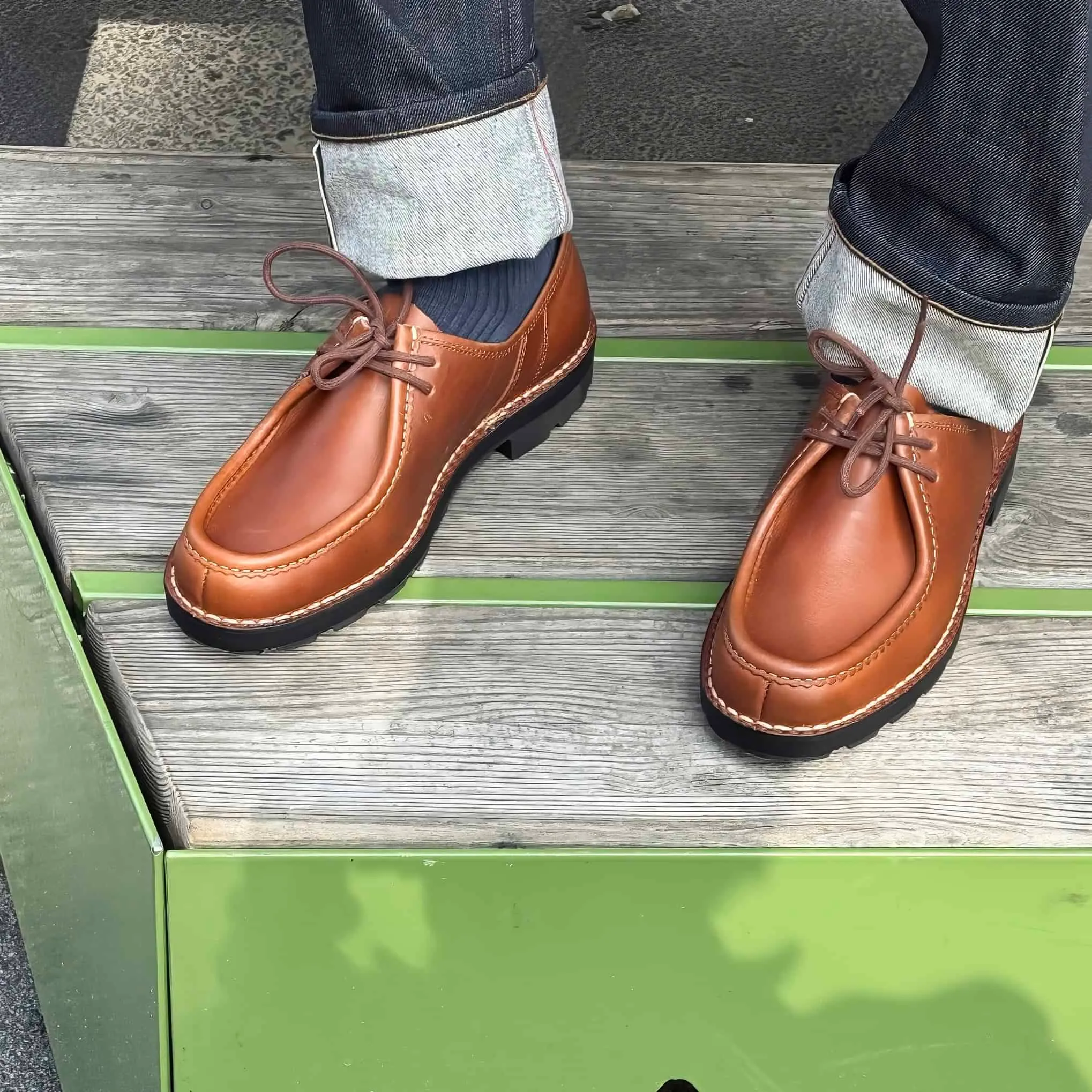 Megève Work Shoe – Brown - Image 5