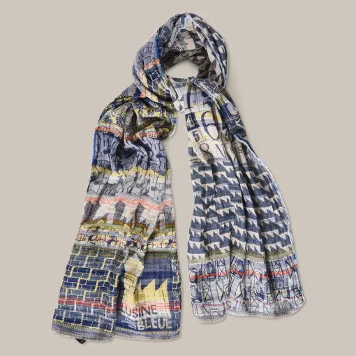 L'Usine Bleue scarf