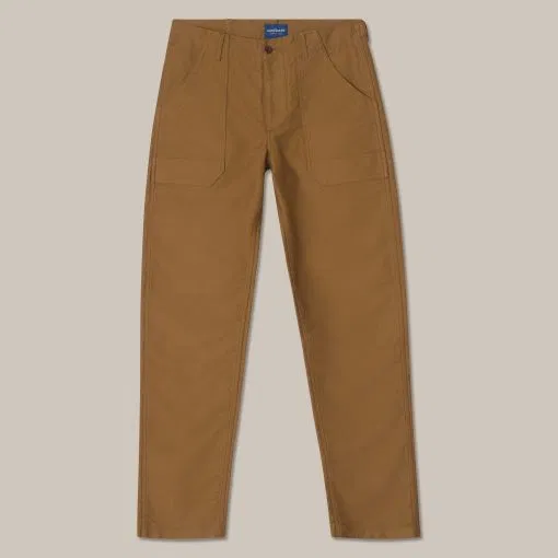L’Usine Bleue Moleskin Work Pants - Brown