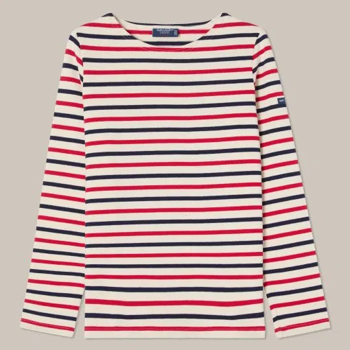 Saint James Meridame Cotton Sweater Tricolor - Woman
