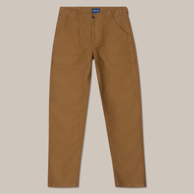 L'Usine Bleue Moleskin Work Pants - Blue - L'Usine Bleue